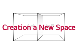 Geometric 3D structure representing new visual spaces and advertising areas